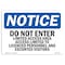 Signmission OSHA Notice Sign, 18" Height, 24" Width, Do Not Enter Limited Access Area Access Sign, Landscape OS-NS-D-1824-L-11192 - alternate 1